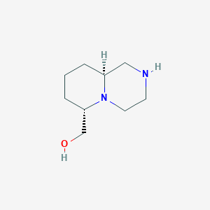 2H-Pyrido[1,2-a]pyrazine-6-methanol,octahydro-,(6R,9aR)-rel-(9CI)