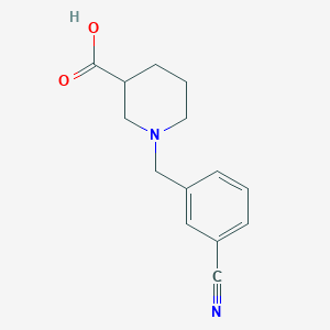 1-(3-Cyanobenzyl)piperidine-3-carboxylic acid