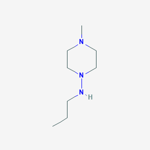 1-Piperazinamine, 4-methyl-N-propyl-