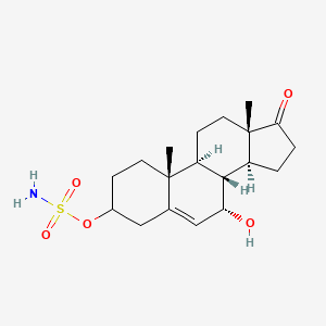 [(7S,8R,9S,10R,13S,14S)-7-hydroxy-10,13-dimethyl-17-oxo-1,2,3,4,7,8,9,11,12,14,15,16-dodecahydrocyclopenta[a]phenanthren-3-yl] sulfamate