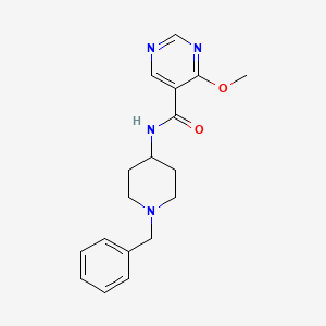 5-Pyrimidinecarboxamide, N-(1-benzyl-4-piperidyl)-4-methoxy-