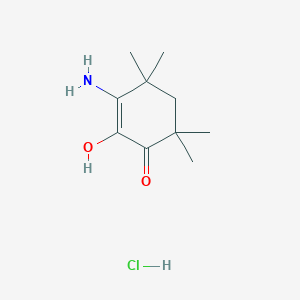 2-Cyclohexen-1-one, 3-amino-2-hydroxy-4,4,6,6-tetramethyl-, hydrochloride