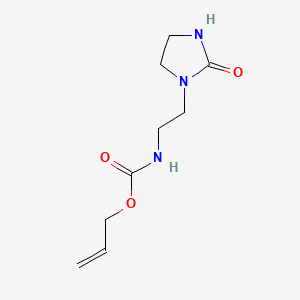 2-Propenyl [2-(2-oxo-1-imidazolidinyl)ethyl]carbamate