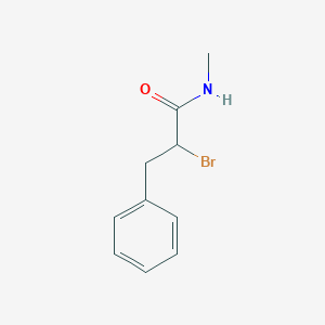 molecular formula C10H12BrNO B1379188 2-溴-N-甲基-3-苯基丙酰胺 CAS No. 857814-21-2