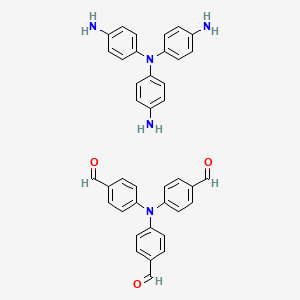 molecular formula C39H33N5O3 B13791891 Tpa-cof 