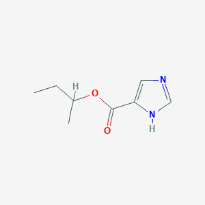 molecular formula C8H12N2O2 B13791902 sec-Butyl 1H-imidazole-4-carboxylate 