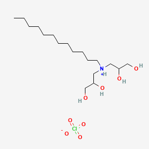 bis-(2,3-Dihydroxypropyl)dodecylammonium perchlorate