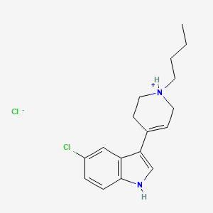 3-(1-Butyl-1,2,3,6-tetrahydro-4-pyridinyl)-5-chloro-1H-indole hydrochloride