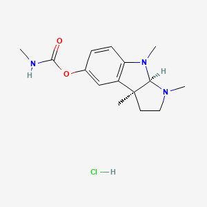 molecular formula C15H22ClN3O2 B13791969 Physostigmine hydrochloride CAS No. 6091-12-9