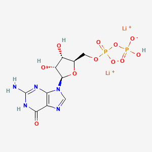 Guanosine 5'-diphosphoric acid dilithium salt