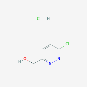 molecular formula C5H6Cl2N2O B1379200 (6-Chloropyridazin-3-yl)methanol hydrochloride CAS No. 1461708-68-8