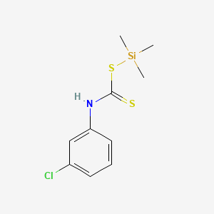 Carbanilic acid, 3-chlorodithio-, trimethylsilyl ester