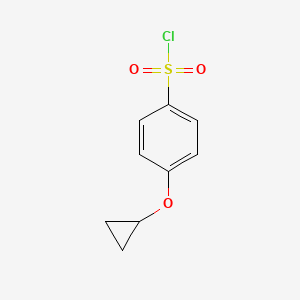 molecular formula C9H9ClO3S B1379213 4-Cyclopropoxybenzenesulfonyl chloride CAS No. 1208075-87-9