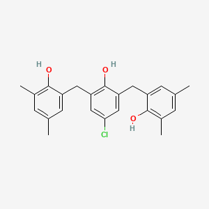 2,2'-[(5-Chloro-2-hydroxy-1,3-phenylene)bis(methylene)]bis(4,6-dimethylphenol)