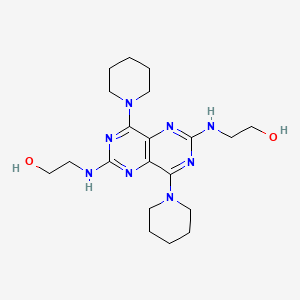 2,6-Bis(2-hydroxyethylamino)-4,8-dipiperidinopyrimido(5,4-D)pyrimidinedipyridamole