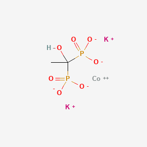 dipotassium;cobalt(2+);1,1-diphosphonatoethanol