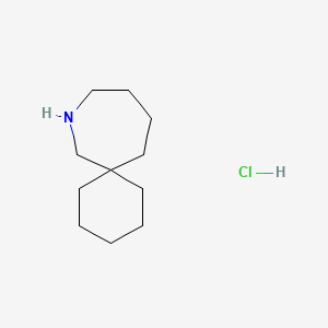 molecular formula C11H22ClN B1379217 8-Azaspiro[5.6]dodecane hydrochloride CAS No. 1803585-65-0