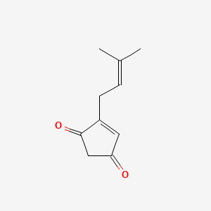 4-(3-Methyl-2-butenyl)-4-cyclopentene-1,3-dione