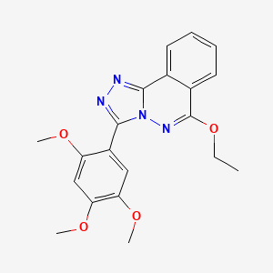 1,2,4-Triazolo(3,4-a)phthalazine, 6-ethoxy-3-(2,4,5-trimethoxyphenyl)-