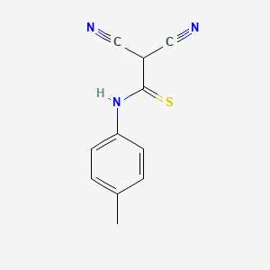 Ethanethioamide, 2,2-dicyano-n-(4-methylphenyl)-