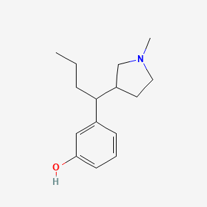 3-(1-(1-Methyl-3-pyrrolidinyl)butyl)phenol