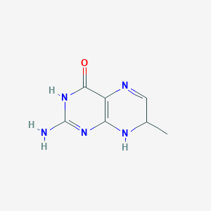 B13792751 2-Amino-7-methyl-7,8-dihydropteridin-4(1H)-one CAS No. 68375-50-8