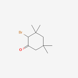 molecular formula C10H17BrO B1379292 2-Bromo-3,3,5,5-tetramethylcyclohexanone CAS No. 2065-77-2