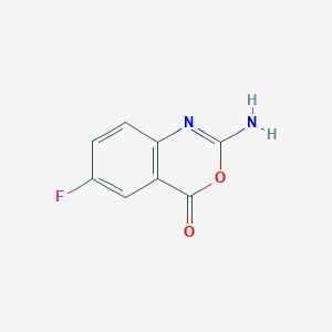 B13793057 2-Amino-6-fluoro-4H-benzo[D][1,3]oxazin-4-one CAS No. 885271-58-9