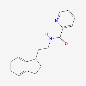 1-(beta-N-2-Pyridylcarbonylaminoethyl)indane