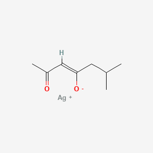 (6-Methylheptane-2,4-dionato-O,O')silver