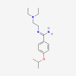 Benzamidine, N-(2-diethylaminoethyl)-4-isopropoxy-