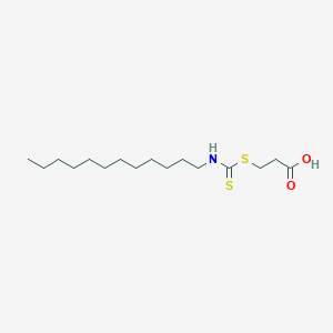 3-(Dodecylcarbamothioylsulfanyl)propanoic acid