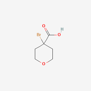 molecular formula C6H9BrO3 B1379333 4-溴环己烷-4-羧酸 CAS No. 1803600-06-7