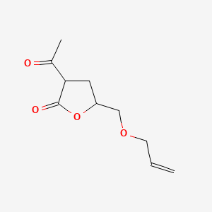 3-Acetyl-5-(prop-2-enoxymethyl)oxolan-2-one