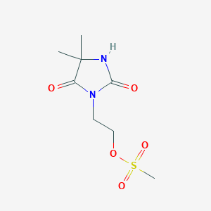 2-(4,4-Dimethyl-2,5-dioxoimidazolidin-1-yl)ethyl methanesulfonate