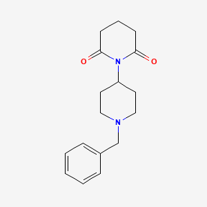 molecular formula C17H22N2O2 B1379343 1'-Benzyl-[1,4'-bipiperidine]-2,6-dione CAS No. 1795487-47-6