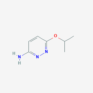 molecular formula C7H11N3O B1379350 6-(Propan-2-yloxy)pyridazin-3-amine CAS No. 1173150-07-6