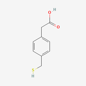 2-[4-(Sulfanylmethyl)phenyl]acetic acid