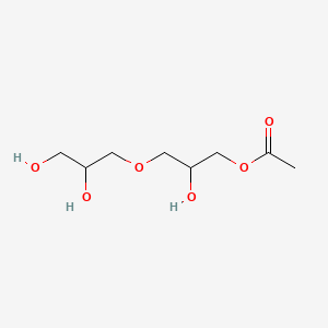 3-(2,3-Dihydroxypropoxy)-2-hydroxypropyl acetate