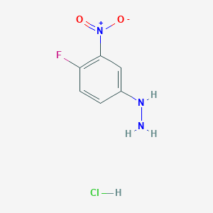(4-Fluoro-3-nitrophenyl)hydrazine hydrochloride