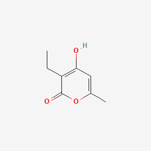 3-Ethyl-4-hydroxy-6-methyl-2H-pyran-2-one