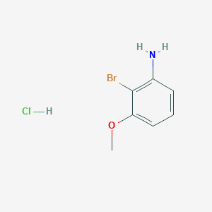 molecular formula C7H9BrClNO B1379357 2-Bromo-3-methoxyaniline hydrochloride CAS No. 67853-38-7