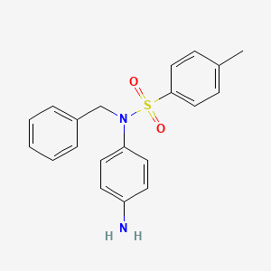 Benzenesulfonamide, N-(4-aminophenyl)-4-methyl-N-(phenylmethyl)-