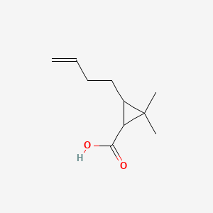 3-But-3-enyl-2,2-dimethylcyclopropane-1-carboxylic acid