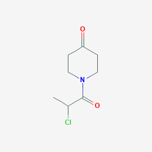 1-(2-Chloropropanoyl)piperidin-4-one