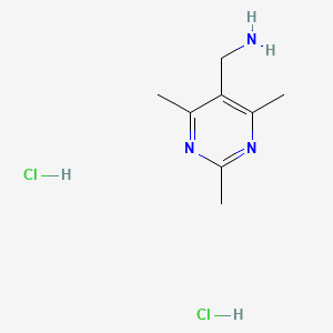 (Trimethylpyrimidin-5-yl)methanamine dihydrochloride