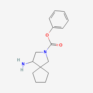 Phenyl 4-amino-2-azaspiro[4.4]nonane-2-carboxylate