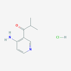 1-(4-Aminopyridin-3-yl)-2-methylpropan-1-one hydrochloride