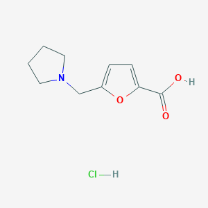 5-(1-Pyrrolidinylmethyl)-2-furoic acid hydrochloride