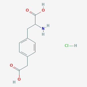 2-AMINO-3-[4-(carboxymethyl)phenyl]PROPANOIC ACID hydrochloride